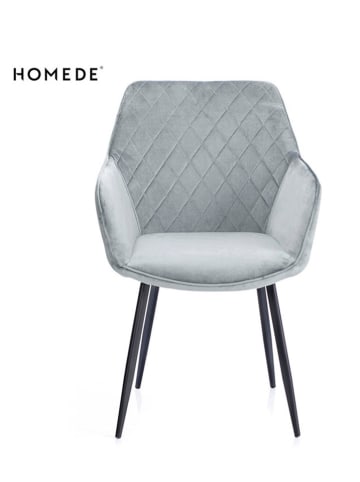 Homede Krzesło w kolorze srebrnym - (S)59 x (W)62 x (G)59 cm