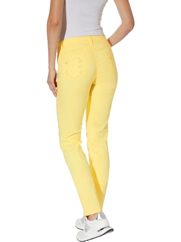 Heine Dżinsy - Slim fit - w kolorze żółtym