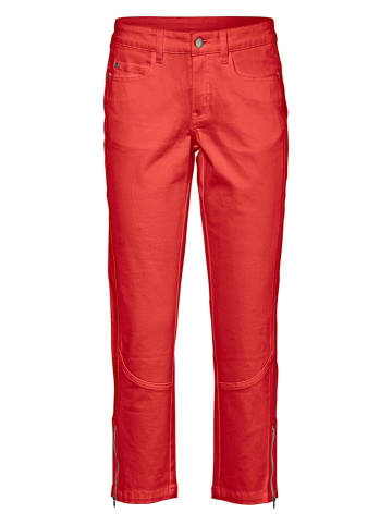 Heine Capri-spijkerbroek rood