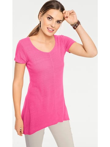 Heine Jedwabna koszulka w kolorze różowym