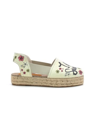 Calceo Sandalen crème/meerkleurig