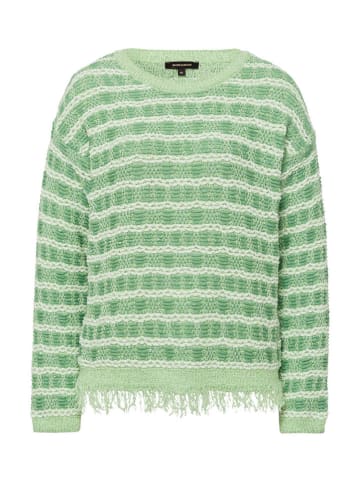 More & More Sweter w kolorze zielono-białym