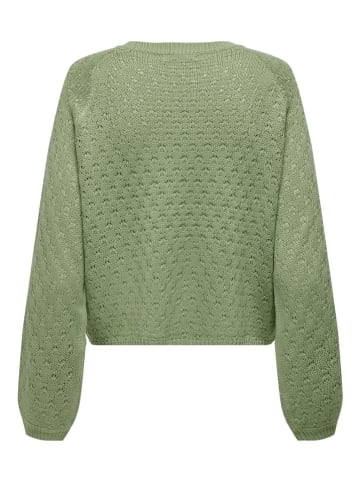 JDY Sweter w kolorze zielonym