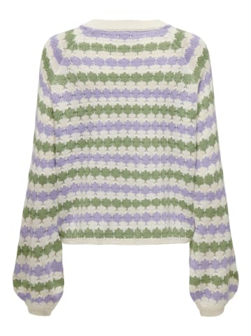 JDY Sweter w kolorze fioletowo-zielonym