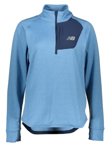 New Balance Fleecepullover in Hellblau