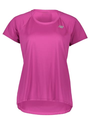 New Balance Laufshirt in Pink
