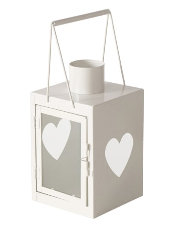 Boltze Lantaarn wit - (H)29 cm