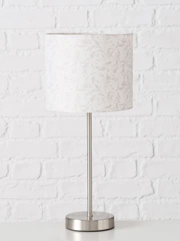 Boltze Tafellamp "Amelie" wit/grijs - (H)40 cm