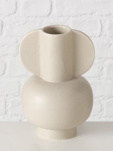 Boltze Vase "Marika" in Beige - (H)18 cm