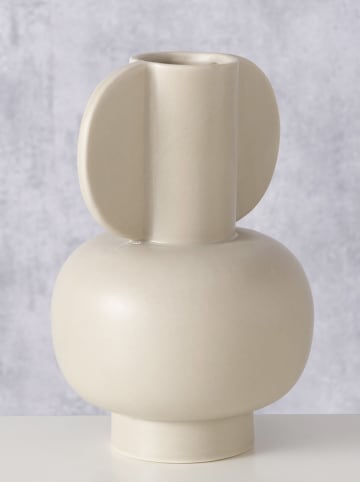 Boltze Vase "Marika" in Beige - (H)18 cm