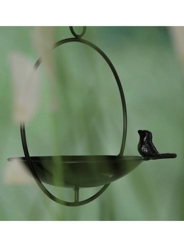 Boltze Vogeltränke "Aiva" in Schwarz - (H)27 cm