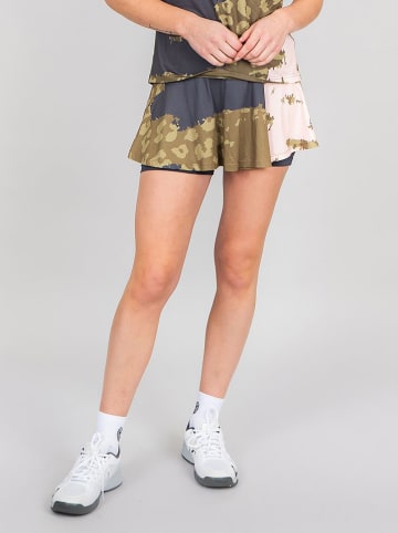 BIDI BADU Spódnica tenisowa "Pure Wild" w kolorze khaki