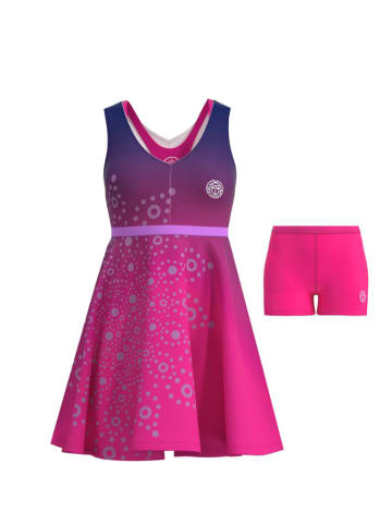 BIDI BADU 2tlg. Tennis-Outfit "Color Twist" in Pink