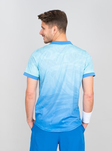 BIDI BADU Trainingspoloshirt "Colortwist" blauw