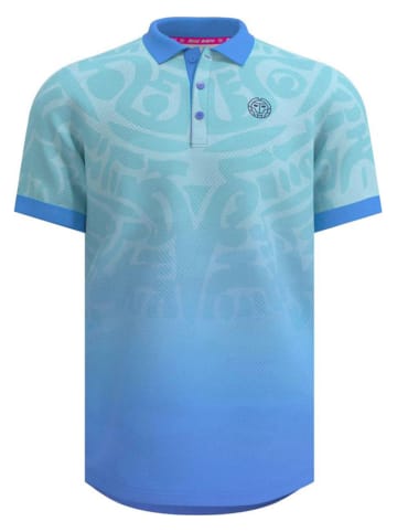 BIDI BADU Sportowa koszulka polo "Colortwist" w kolorze niebieskim