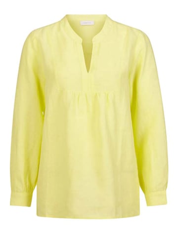 Rich & Royal Lniana bluzka w kolorze żółtym