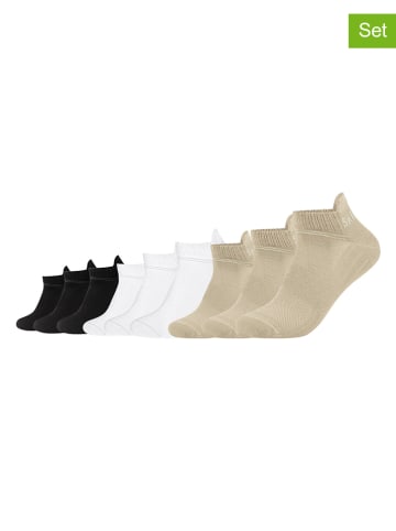 Skechers 9er-Set: Socken in Schwarz/ Beige/ Weiß