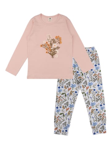 Walkiddy Pyjama in Rosa/ Bunt