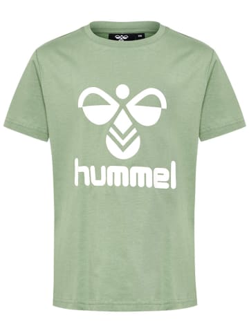 Hummel Koszulka "Tres" w kolorze zielonym