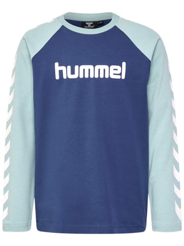 Hummel Longsleeve in Blau/ Hellblau