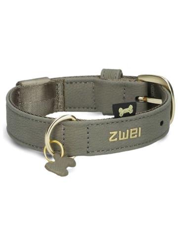 Zwei Halsband kaki - (L)38 cm