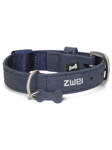 Zwei Halsband in Dunkelblau - (L)38 cm