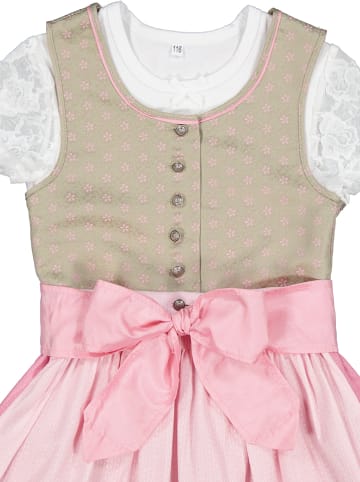 Turi Landhaus Dirndl beige/lichtroze