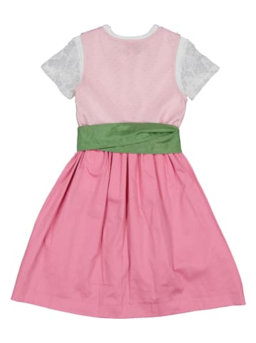 Turi Landhaus Dirndl in Rosa/ Hellblau