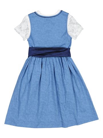 Turi Landhaus Dirndl in Blau/ Hellblau