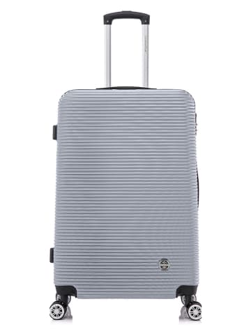 Canadian Peak 5-delige hardcase-trolleyset "Solomuneak" zilverkleurig