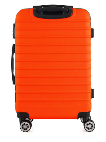 Canadian Peak 5tlg. Hardcase-Trolleyset "Shokeak" in Orange