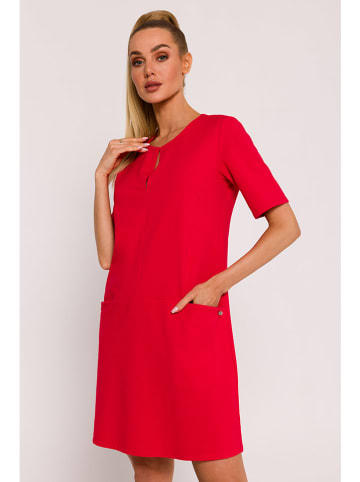 made of emotion Sukienka w kolorze czerwonym