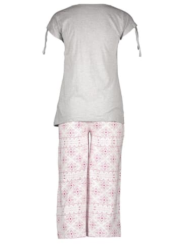 Melissa Brown Pyjama lichtgrijs/lichtroze