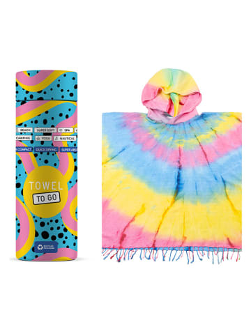 Towel to Go Poncho "Towel To Go - Tie Dye" in Bunt - (L)180 x (B)100 cm