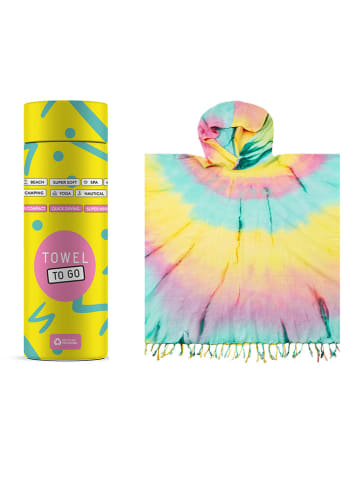 Towel to Go Poncho in Bunt - (L)180 x (B)100 cm