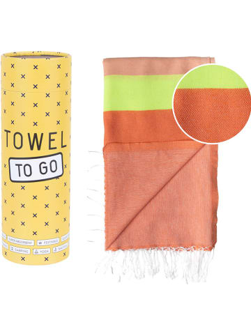 Samimi Strandtuch in Orange - (L)180 x (B)100 cm