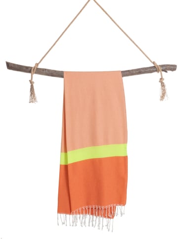 Towel to Go Strandtuch in Orange - (L)180 x (B)100 cm