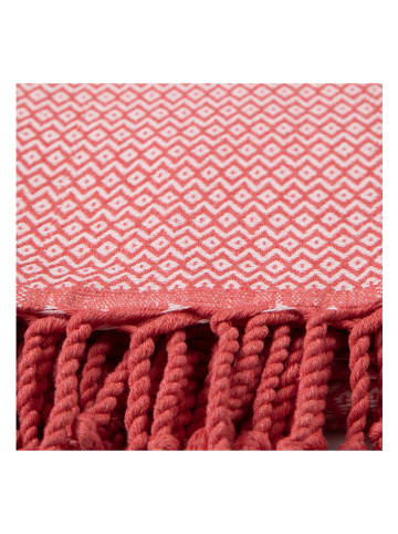 Towel to Go Hamamtuch "Samos" in Pink - (L)180 x (B)100 cm
