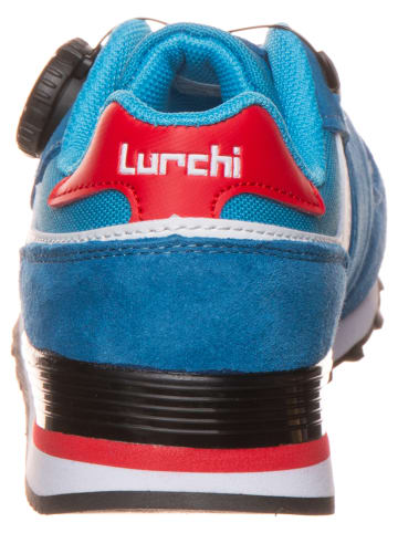 Lurchi Skórzane sneakersy "George" w kolorze niebieskim