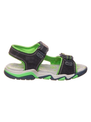 Lurchi Leren sandalen "Bastian" donkerblauw/groen