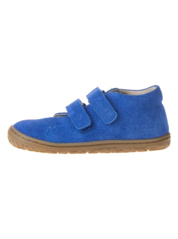 Lurchi SkÃ³rzane buty "Norik-S" w kolorze niebieskim do chodzenia na boso