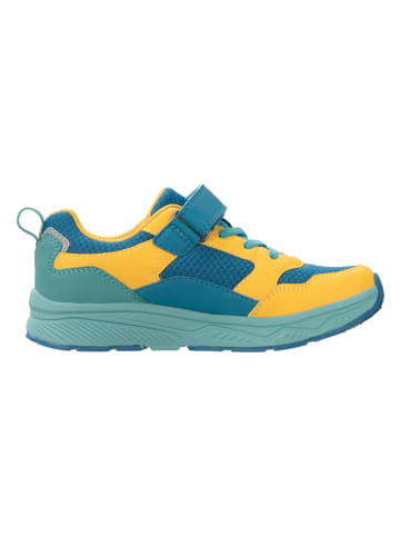 Trollkids Sneakersy "Haugesund" w kolorze niebiesko-żółtym