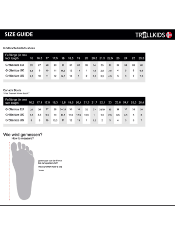 Trollkids Trekkingschuhe "Trollfjord Low" in Gelb