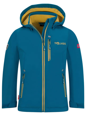 Trollkids Softshelljas "Balestrand" blauw
