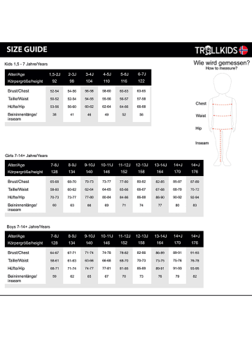 Trollkids Trekkinghose "Hammerfest Pro" - Slim fit - in Lila/ Rosa
