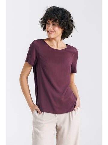 Nife Koszulka w kolorze ciemnofioletowym