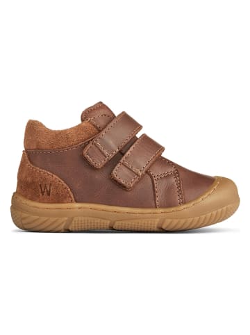 Wheat Skórzane sneakersy "Ivalo" w kolorze brązowym