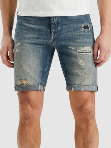 CAST IRON Jeans-Shorts in Blau