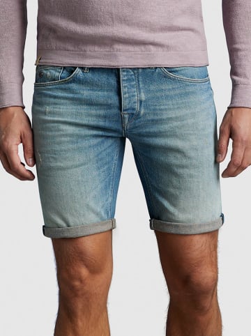 CAST IRON Jeans-Shorts in Blau
