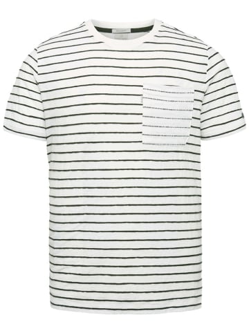 CAST IRON Shirt in Weiß/ Schwarz
